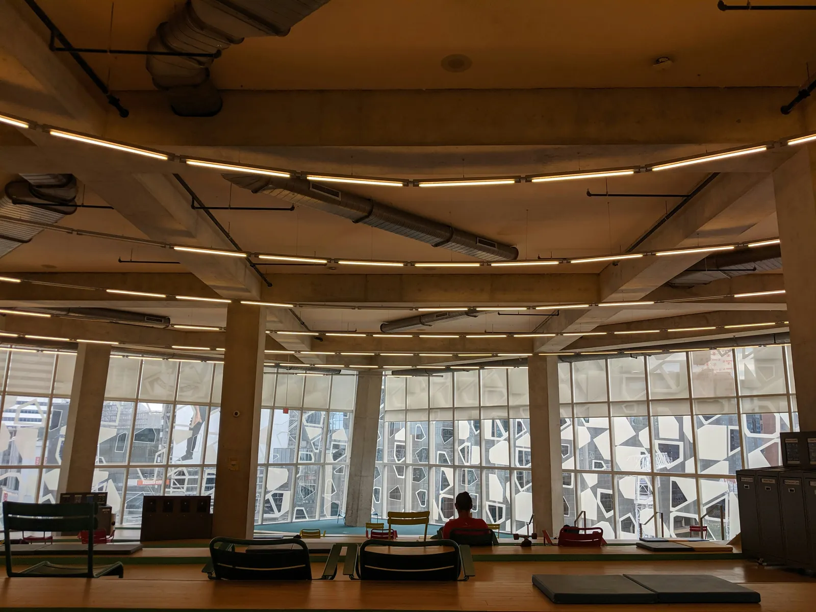 Study space inside the Student Learning Centre at Toronto Metropolitan University